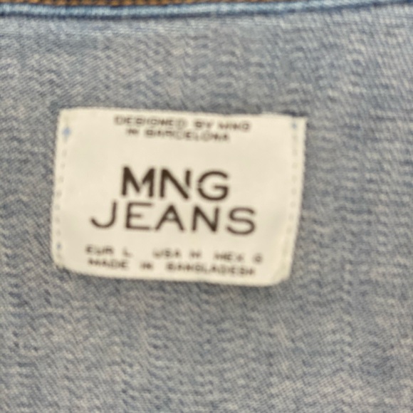 Ming jeans nice faded jean jacket size euro L - Picture 4 of 6